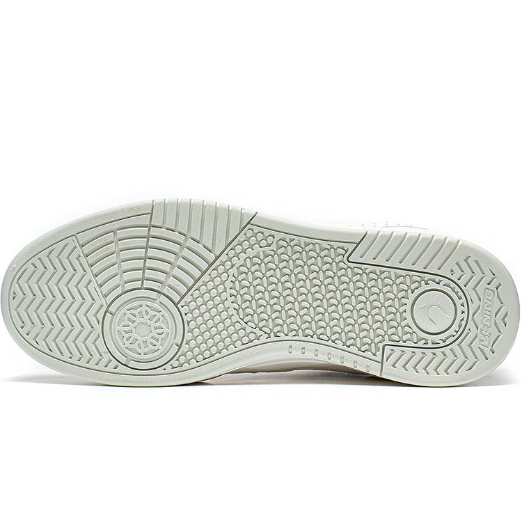 Li Ning Yuebai Cushioning Slip Resistant Abrasion Resistant Low top Sports Casual Shoes Women's White Green AGCS252-8