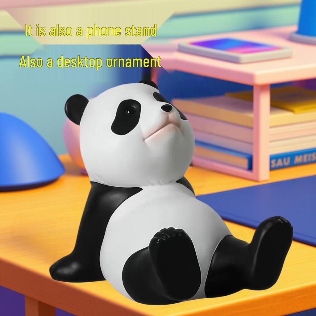 Adorable Strawberry Bear Phone & Tablet Stand - Cute Anime Style Desktop Ornament