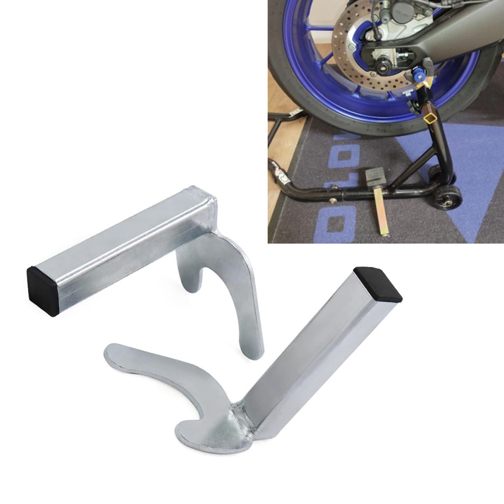 Motorcycles Bike Stands Wheel Support Frame Stand Swing Arm Lift Tripod Hooks U-style Hook Fork Adapter