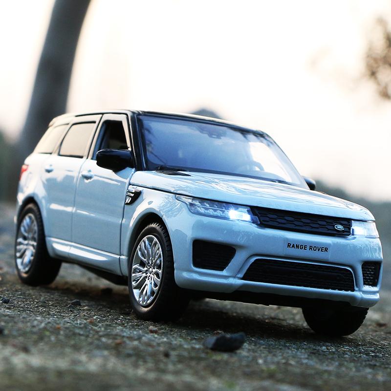 Linyi Toy Car Light 1:32 Range Rover Sports Suv Alloy Car Model Diecasts Metal Toy Off-Road Vehicles Car Model Sound And Simulation Kids Gifts