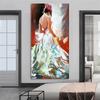 Abstract Art Canvas Painting, Beautiful Woman Oil Painting On Canvas Wall Art, Wall Painting for Bathroom Bedroom Office Living Room Home Decor