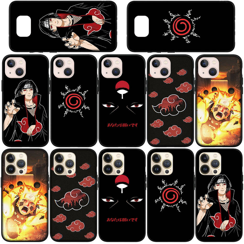 Phone Case for iPhone 17 15 16 Plus XR Redmi Note 14 12 11 13 Pro Max Huawei P30 P20 Lite Y9 OPPO A60 A40 A80 A18 A16 A54 Akatsuki Naruto Itachi Cover
