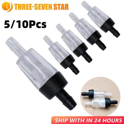 5Pcs Aquarium Check Valve For Air Pump Plastic One Way Non-Return Accessories For Fish Tank Air Line Tube Hose Pipe Pet Product