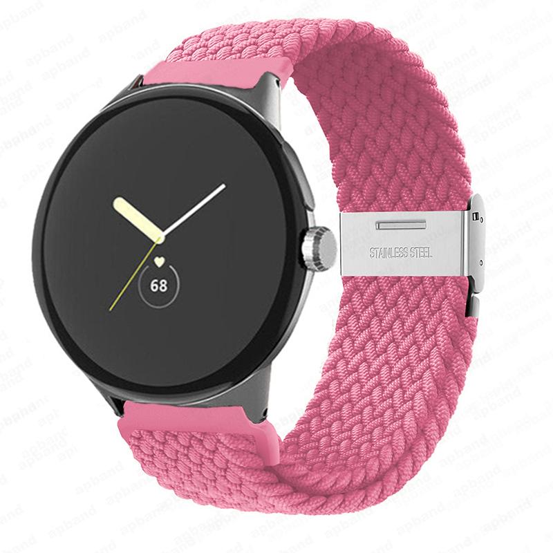 Braided solo loop strap for Google Pixel Watch 2 Band Smartwatch Accessories Elastic Bracelet correa Pixel Watch Active band