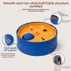 Anti Choking 2 In 1 Slow Feeder Bowl Large Capacity Rolling Ball Interactive Snack Bowl Plastic Non Slip Dog Slow Food Bowl