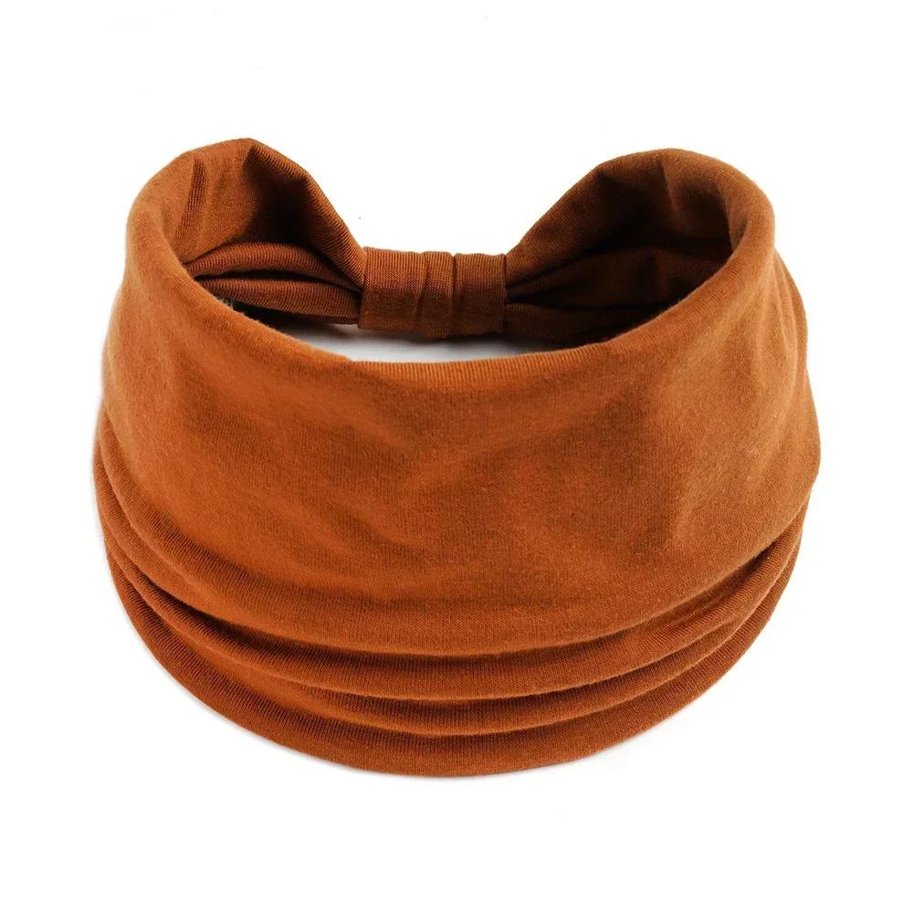 

Скрученные широкие повязки для волос для женщин Широкий тюрбан Повязка для тренировок Модные повязки для волос для йоги Бохо Скрученные Толстые Аксессуары для волос