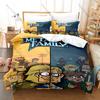 Cool Metal Family 3Pcs Bedding Set Cartoon Kpop Duvet Cover Pillowcase Bed Set Single Twin Full Queen King Size Home Bedroom Dec