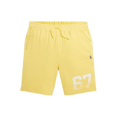 Polo Ss24 Logo Embroidered Digital Print Lace-Up Shorts Kids Shorts Yellow CWPOSHOYBQ20149-730