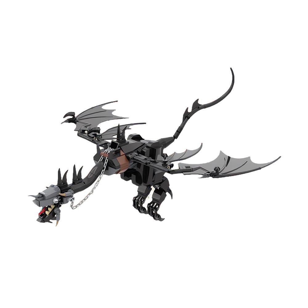 Yigebebe MOC Movie The Ring Fell Beast Draogon Animals 388PCS Model Building Blocks Toys For Toy Christmas Gifts Bricks