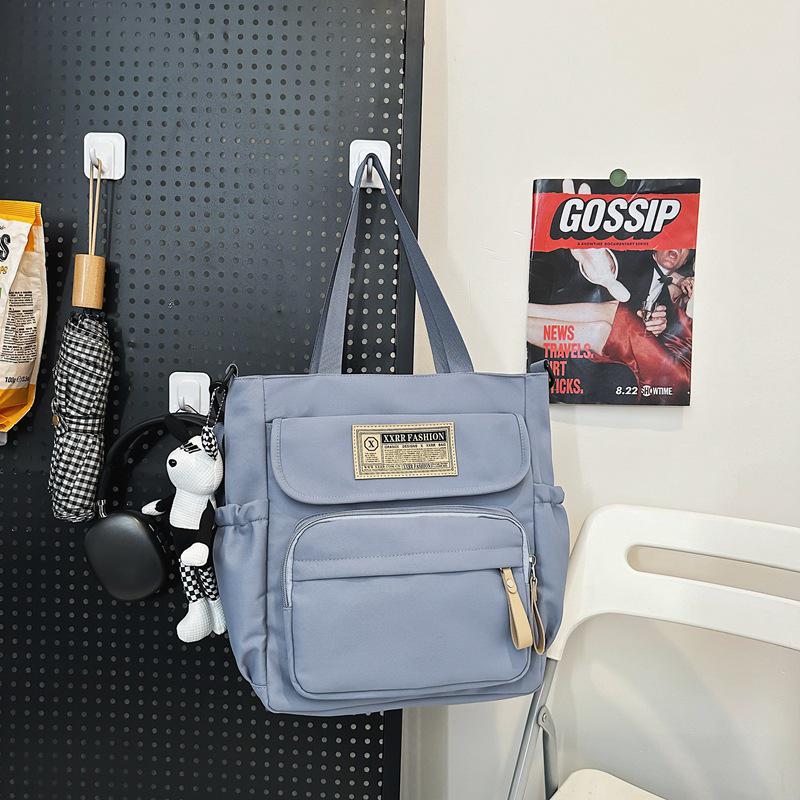 Unisex Large Capacity Messenger Bag - Korean & Japanese Style Student Commuter Shoulder Bag