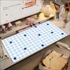 Blue Plaid Star Large Gaming Mouse Pad NonSlip Rubber Desk Mat Keyboard Pad Desktop Decor For Office Laptop Gamer Workstation