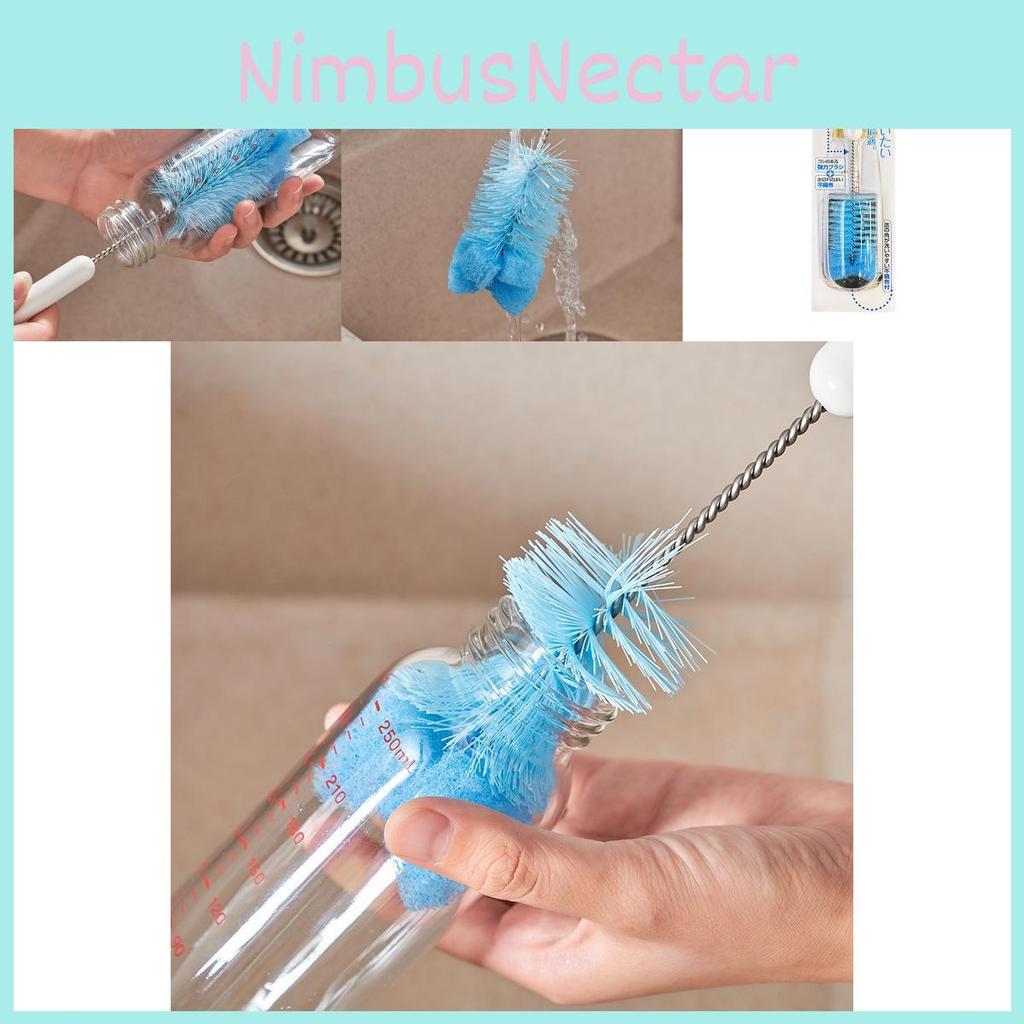 Nylon Bottle And Cup Brush For Kitchen Use With Long Handle For Cleaning Easy