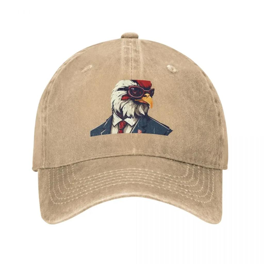 rooster in suit Baseball Cap GentleUnisex Hat Hat Unisex Ball Cap party Hat Hats Unisex Womens