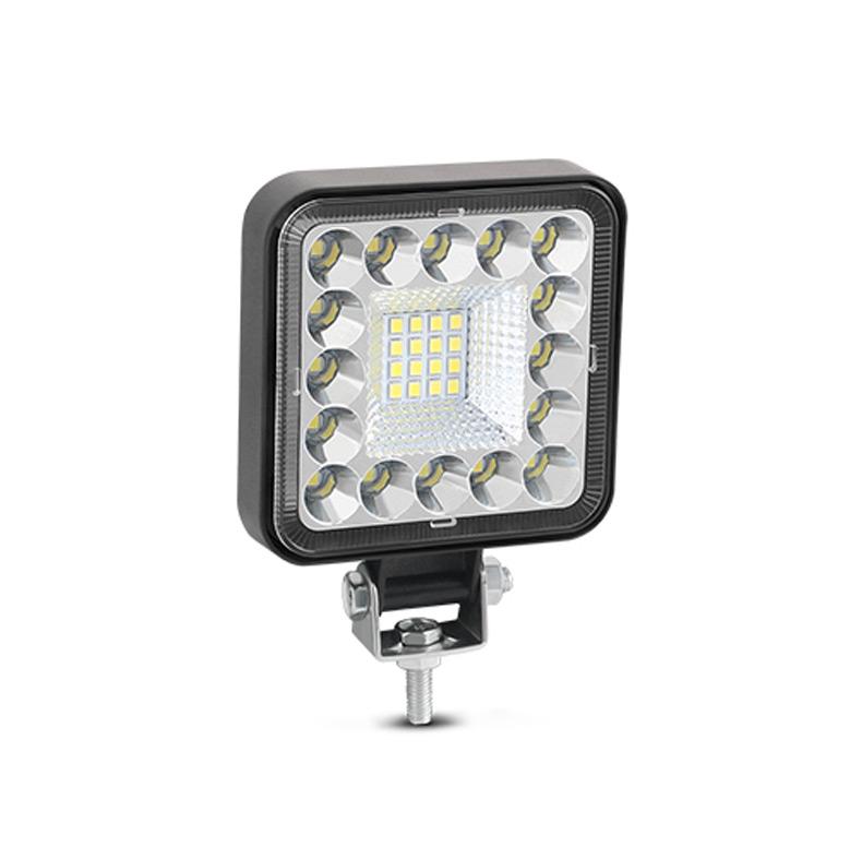 1PCS Led Work Light 14/16LED 42W 48W 63W 96W 6000K 2835 MINI Square Circle Flash White Yellow LED Driving Fog Lamp Bar 12V 24V