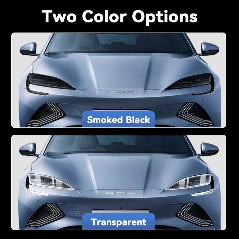 For BYD SEAL EV 2024-2026 Car Headlight Protective Film TPU Pre Cut Anti-Scratch Headlight Vinyl Film Accessories