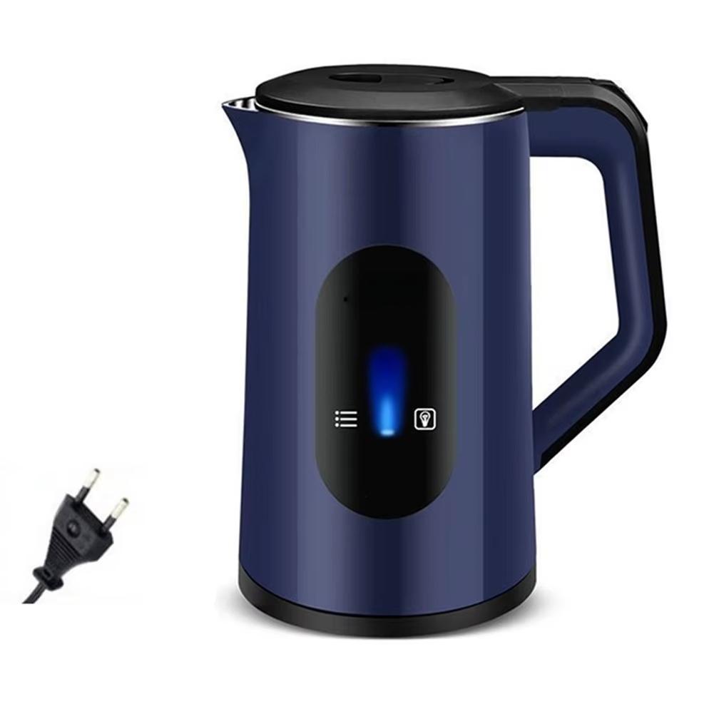 1500W 2.2L Stainless Steel Electric Digital Display Large Tea Kettle Auto-Shutoff Thermal Water Kettle Fast Boil Boil Water Pot