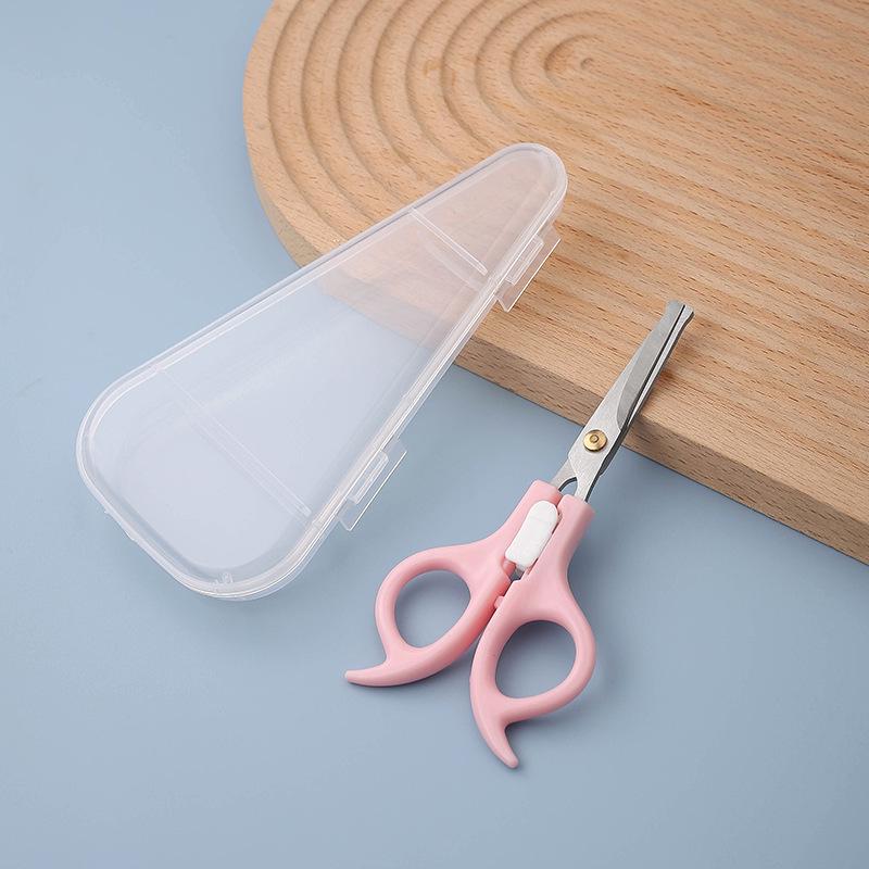 Children's Home Haircutting Scissors Set with Thinning and Flat Cut Tools for Babies and Infants