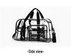 Korean Style Transparent Travel Bag - Large Capacity Water-Repellent Gym and Beach Tote