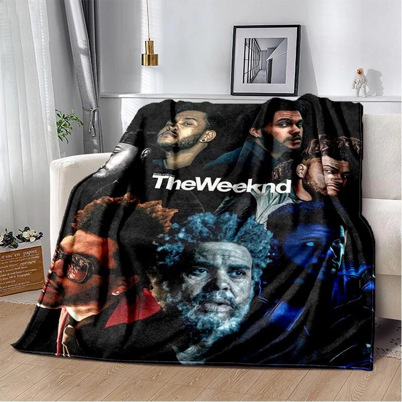 3D THE WEEKND,XO Alternative R&B Abel Tesfaye Flannel Blanket,Soft Throw Blanket for Home Bedroom Bed Sofa Travel Cover Kid Gift