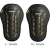 Komine Motorcycle Back Inner Protector, CE Level 2, Black, Large, SK-829 1239, CE Standard Level 2