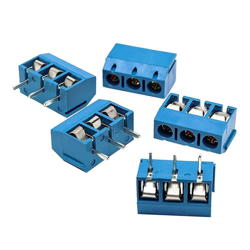 Easy Use 120Pcs 5Mm Pitch 2 Pin & 3 Pin PCB Mount Screw Terminal Block Connector For Arduino (100 X 2 Pin, 20 X 3 Pin)