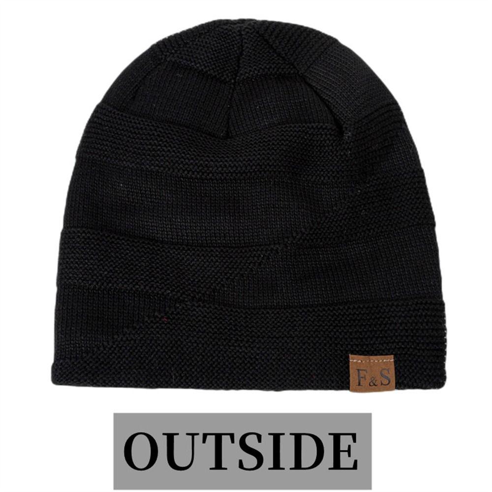 Warm Knitted Hats Windproof Coldproof Ear Protection Fashion Winter Hats  for Unisex