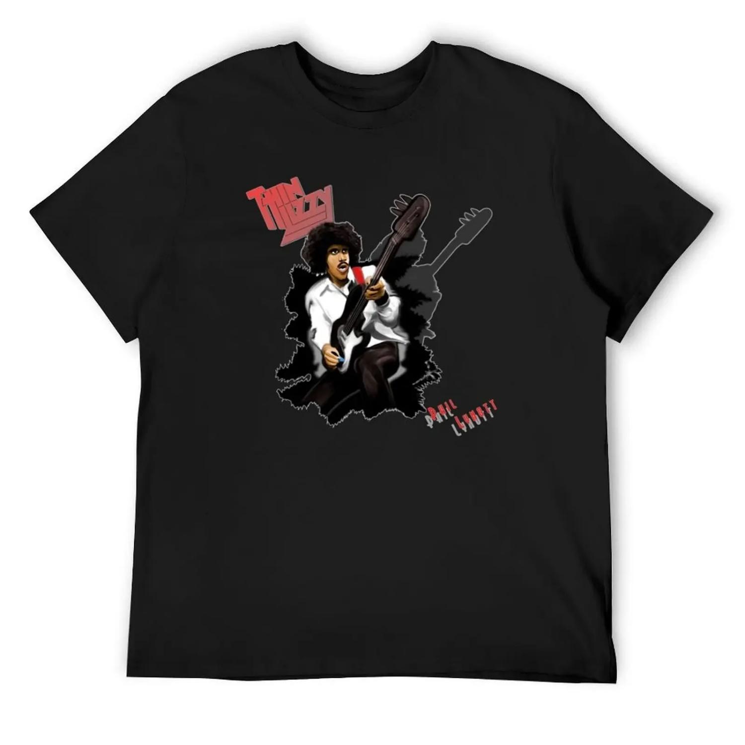 

Thin Lizzy Phil Lynott T-Shirt anime stuff custom shirt custom t-shirts new gifts and t-shirts mens graphic t-shirts pack S чёрный