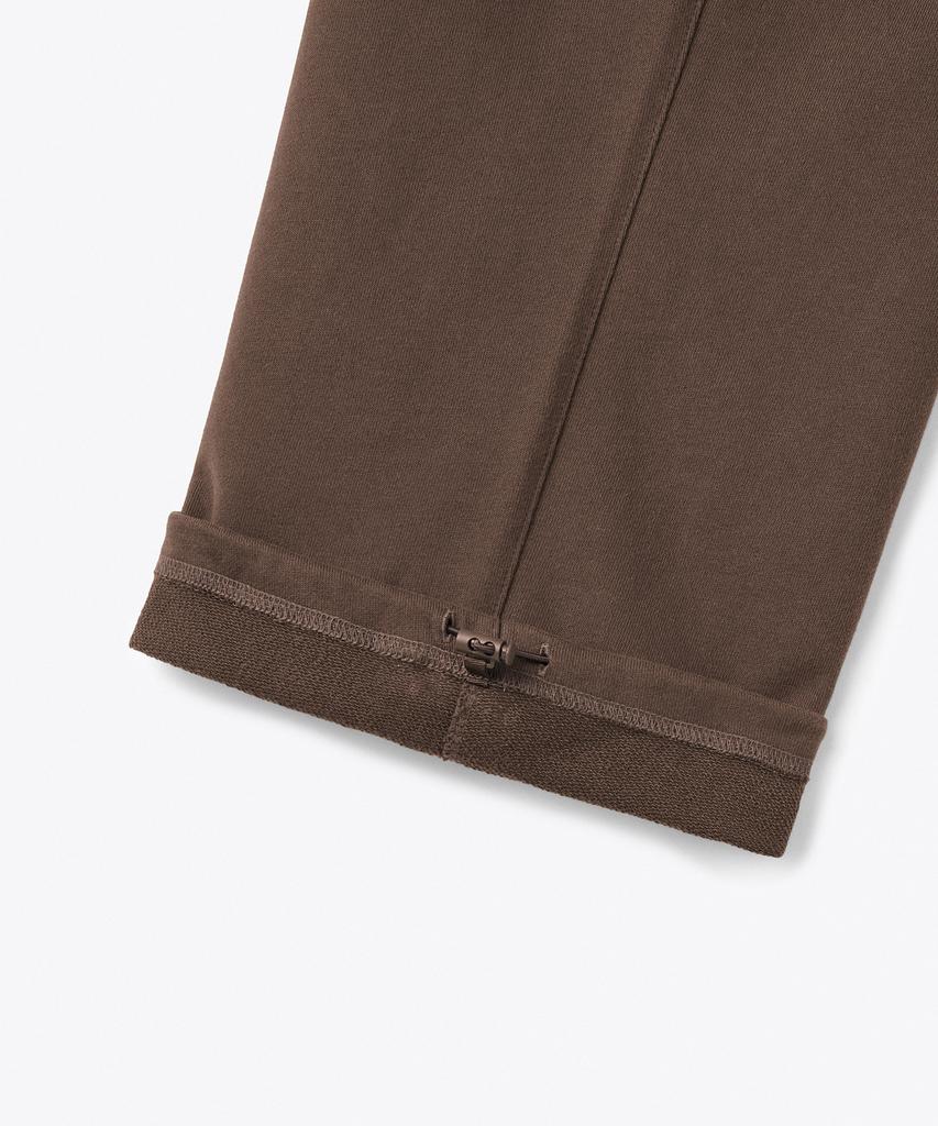 MUSINSA STANDARD One-Pleat Wide Cargo Sweatpants [Baroque Brown]