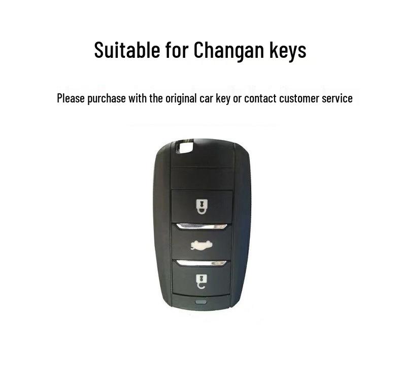 Changan Car Key Cover: Fits CS75 PLUS, Yi Dong, CS35, CS55, CS85, Unit K, Yue Xiang Models.