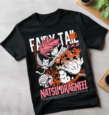 Fairy Tail T-Shirt Gray Fullbuster Natsu Dragneel Mädchen Anime Geschenk Shirt Alle Größen