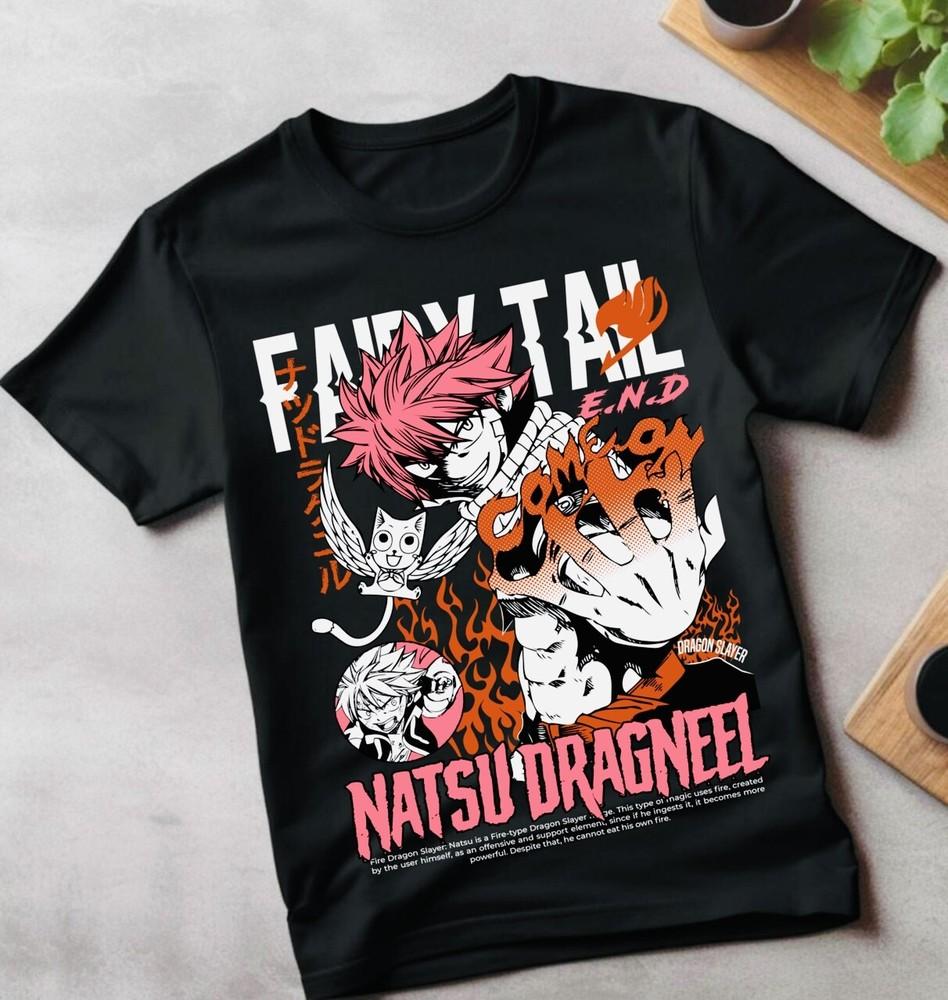 

Футболка Fairy Tail Грей Фуллбастер Нацу Драгнил Девушка Аниме Подарок Футболка Все Размеры M