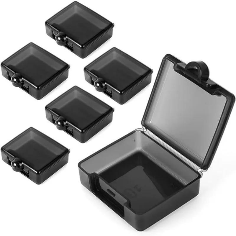 

6 шт., портативная маленькая коробка для таблеток, ежедневный мини-органайзер для таблеток, дорожный карманный ящик для таблеток, коробка для хранения лекарств, таблетки, витамины, контейнер 1PCS