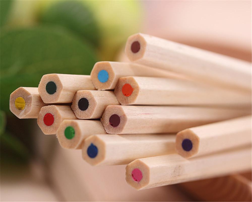 12 Color Colored Pencil Set for Drawing Sketching Supplies