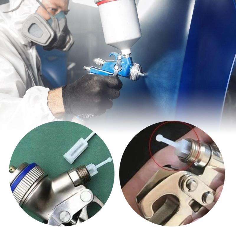 10pcs Paint Filter Gravity Spray Filter Replacement HVLP Gravity Feed Paint Strainers Mesh Filter Disposable Filters
