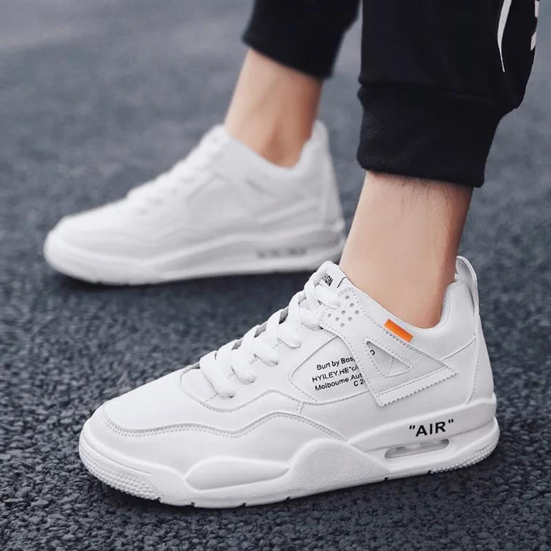 

Модные ретро высококачественные мужские повседневные туфли весна-лето для отдыха мужские повседневные кроссовки обувь высокие мужские парусиновые туфли 43 белый