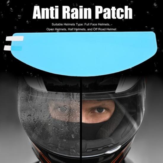 9.65  x 3.46  Anti Rain Film for Motorcycle Helmet Anti Rain Shield Lens Sticker