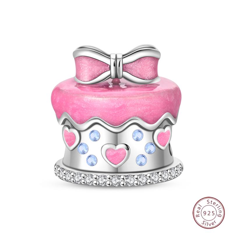 New Copper Charm Bead Mother'S Day Love Heart Family Charm Bead Pendant Fits Bracelet Womens Jewelry Gift