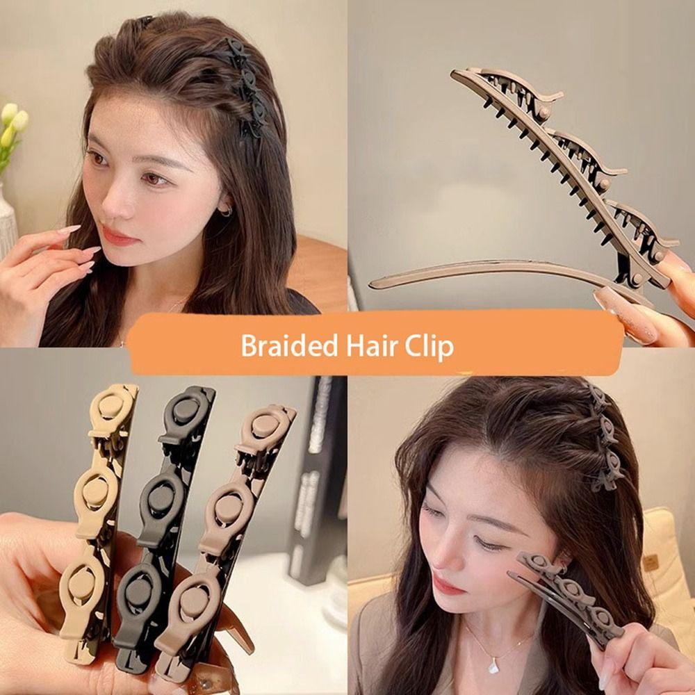 Side Barrettes Duckbill Clip Korean Style Bangs Clip Retro Braided Hair Clip  Daily