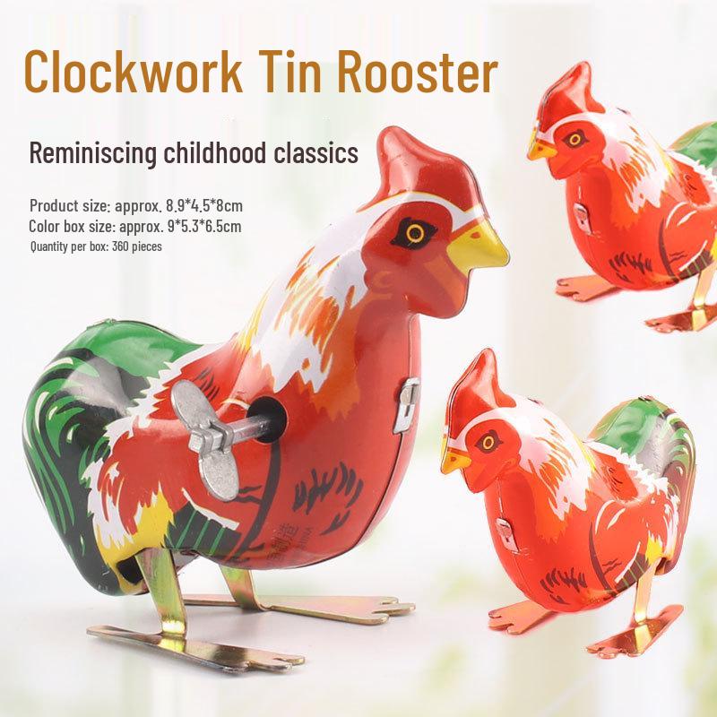 Vintage Wind-up Jumping Frog Toy - Nostalgic 80s Childhood Plaything