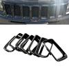 7PCS Front Grille Cover Grill Ring Erts Frame Trims Kit 68109865AA for Jeep Compass 2011 2012 2013 2014 2015 2016