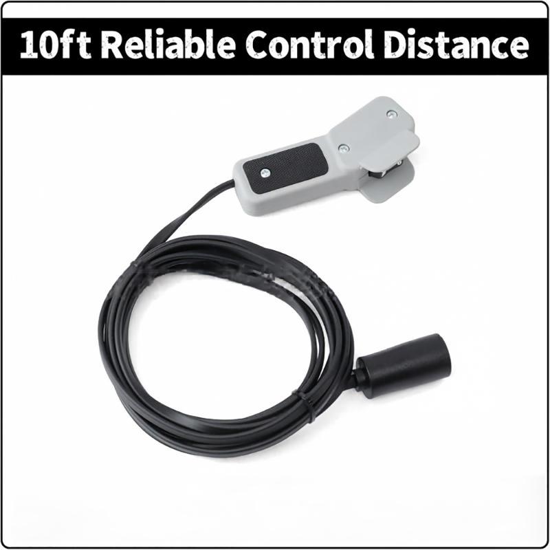 Utility-Vehicle Winch Hand Remote 64849 for WARN RT25 XT25 RT1.5 Models, with a Cabled Handheld Format and Clearly Marked OUT and IN Control Positions