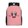 K-Kirbys Backpack Men Women Fashion Bookbag for College School Kawaii Cartoon Doll Bags