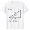I Love Math Formula Men's T-shirts Street Wear Clothes Short Sleeve Funny Design Y2k Tops Sportwear Casual Vintage Classic Tees