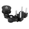 Motorcycle Aluminum Chain Tensioner Bolt Auto Adjuster on Roller Tool Black
