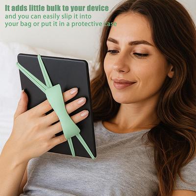 Měkký silikonový popruh na ruku pro tablety Kindle Pohodlný lehký držák na prsty Vysoká elasticita popruhů pro e-čtečky Kobo