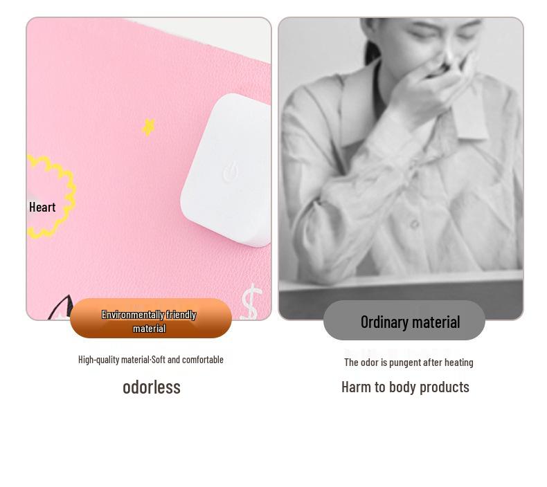 Cartoon Large Heated Desk Mat for Office or Study