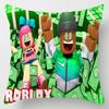 Game Roblox Cushion Pillow Hugging Pillow Case Roblox Anime Game Character Cartoon Printing Waist Pillow Cover Birthday Gifts