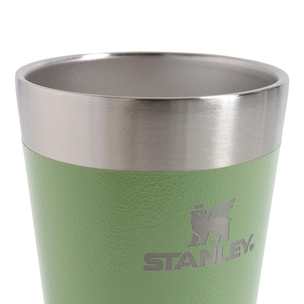 STANLEY Stackable Vacuum Green Tumbler, 0.47L, Pint, 10-02282-317, (Green/FF)