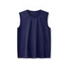 Unisex Kids' 100% Cotton Sleeveless T-shirt with Ribbed Cuffs, 200g 21s