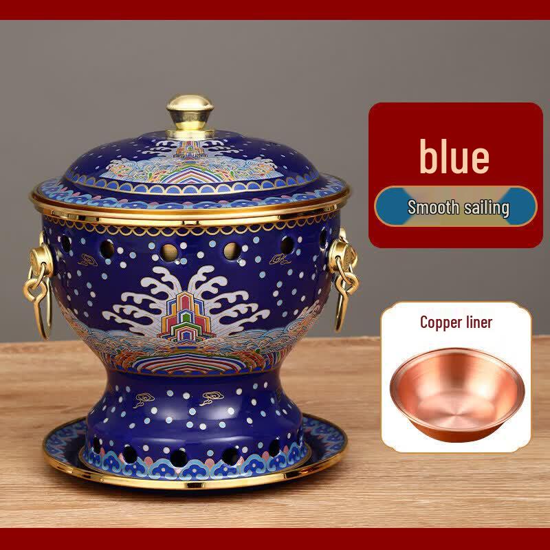 Mini Copper Hot Pot with Alcohol Stove